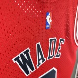 Retro Chicago Bulls Red #3 WADE 1:1 Quality NBA  Season Jerseys 2016-2017