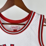 Retro Chicago Bulls White #23 JORDAN 1:1 Quality NBA  Season Jerseys 1984-1985