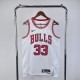Chicago Bulls White  #33 PIPPEN 1:1 Quality NBA  Season Jerseys  2023