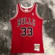 Chicago Bulls Red #33 PIPPEN 1:1 Quality NBA  Season Jerseys  1998