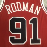Chicago Bulls Red #91 RODMAN 1:1 Quality NBA  Season Jerseys  2023