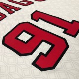 Chicago Bulls White City Edition  #91 RODMAN 1:1 Quality NBA  Season Jerseys  2023