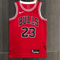 Chicago Bulls Red #23 JORDAN 1:1 Quality NBA  Season Jerseys  75 Year