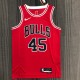 Chicago Bulls Red #45 JORDAN 1:1 Quality NBA  Season Jerseys  75 Year