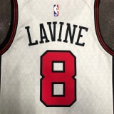 Chicago Bulls City Edition  White  #8  LAVINE 1:1 Quality NBA  Season Jerseys  2023