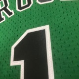 Retro Chicago Bulls  Green  #1 ROSE 1:1 Quality NBA  Season Jerseys 2008-2009