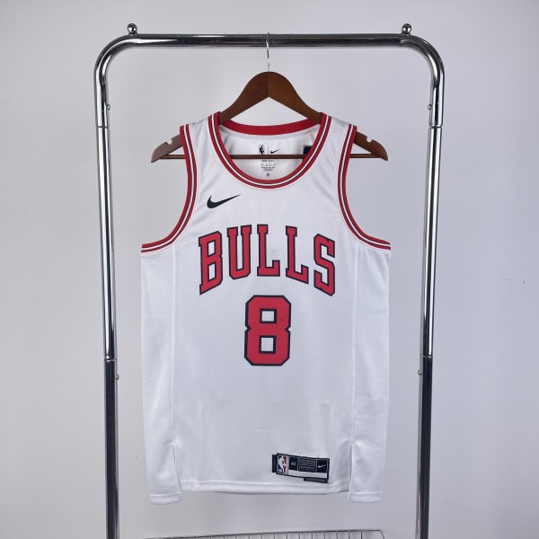 Chicago Bulls White  #8 LAVINE 1:1 Quality NBA  Season Jerseys  2023