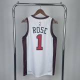 Chicago Bulls City Edition  White  #1  ROSE 1:1 Quality NBA  Season Jerseys  2023