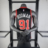 Chicago Bulls Black City Edition #91 RODMAN 1:1 Quality NBA  Season Jerseys 2024