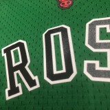 Retro Chicago Bulls  Green  #1 ROSE 1:1 Quality NBA  Season Jerseys 2008-2009