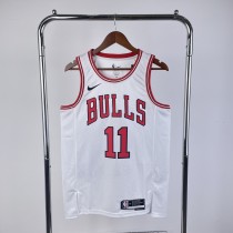 Chicago Bulls White  #11 DEROZAN  1:1 Quality NBA  Season Jerseys  2023