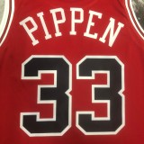 Chicago Bulls Red #33 PIPPEN 1:1 Quality NBA  Season Jerseys  2023
