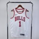 Chicago Bulls White  #1 ROSE 1:1 Quality NBA  Season Jerseys  2023