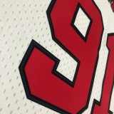 Chicago Bulls White #91 RODMAN 1:1 Quality NBA  Season Jerseys  1998