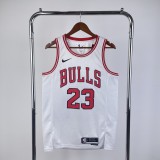 Chicago Bulls White  #23 JORDAN 1:1 Quality NBA  Season Jerseys  2023