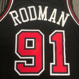 Chicago Bulls Black #91 RODMAN 1:1 Quality NBA  Season Jerseys