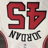 Chicago Bulls White #45 JORDAN 1:1 Quality NBA  Season Jerseys