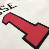 Chicago Bulls White #1 ROSE  1:1 Quality NBA  Season Jerseys