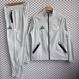 Algeria Windbreaker Sets With pants  Grey 1:1 Quality Soccer Jersey  26-27 (2026)