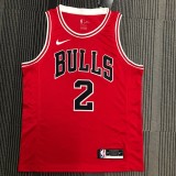 Chicago Bulls Red #2 BALL 1:1 Quality NBA  Season Jerseys