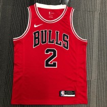 Chicago Bulls Red #2 BALL 1:1 Quality NBA  Season Jerseys
