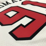 Chicago Bulls While #91 RODMAN 1:1 Quality NBA  Season Jerseys