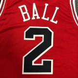 Chicago Bulls Red #2 BALL 1:1 Quality NBA  Season Jerseys