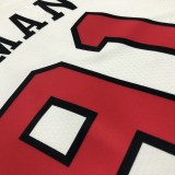 Chicago Bulls While #91 RODMAN 1:1 Quality NBA  Season Jerseys