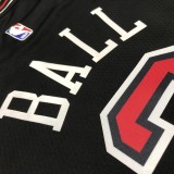 Chicago Bulls Black #2 BALL 1:1 Quality NBA  Season Jerseys