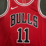 Chicago Bulls Red #11 DEROZAN 1:1 Quality NBA  Season Jerseys  75 Year