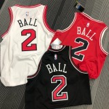 Chicago Bulls Red #2 BALL 1:1 Quality NBA  Season Jerseys