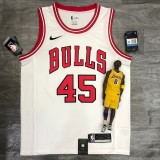 Chicago Bulls White #45 JORDAN 1:1 Quality NBA  Season Jerseys