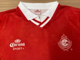 Retro Toluca  Home Long Sleeve 1:1 Quality Soccer Jersey 1996-1997