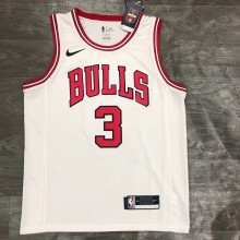 Chicago Bulls White #3 WADE 1:1 Quality NBA  Season Jerseys