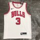Chicago Bulls White #3 WADE 1:1 Quality NBA  Season Jerseys
