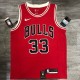 Chicago Bulls Red #33 PIPPEN 1:1 Quality NBA  Season Jerseys