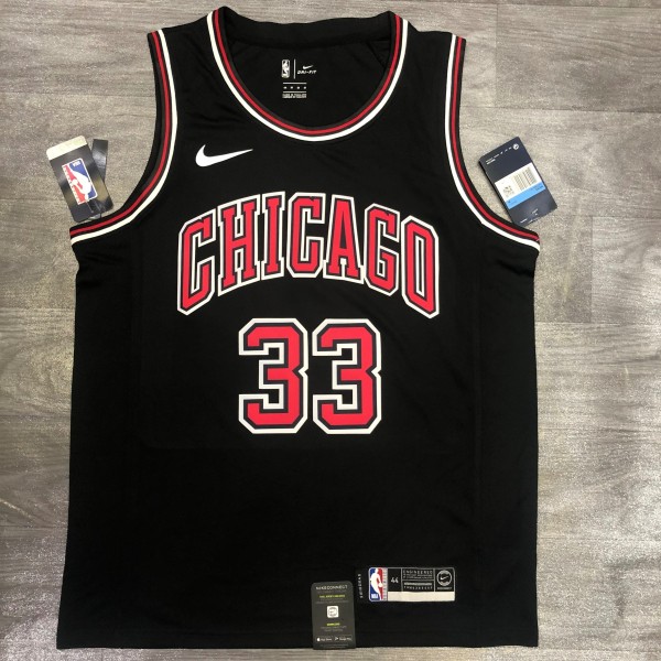Chicago Bulls Black #33 PIPPEN 1:1 Quality NBA  Season Jerseys