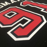 Chicago Bulls Black #91 RODMAN 1:1 Quality NBA  Season Jerseys