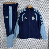 Argentina Windbreaker Sets With pants  Blue 1:1 Quality Soccer Jersey  26-27 (2026)