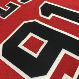 Chicago Bulls Red #91 RODMAN 1:1 Quality NBA  Season Jerseys  75 Year