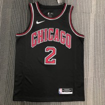 Chicago Bulls Black #2 BALL 1:1 Quality NBA  Season Jerseys