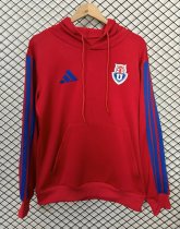 Universidad de Chile Hoodie Red   Jacket  Tracksuit  1:1 Quality Soccer Jersey  26-27