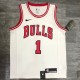Chicago Bulls White #1 ROSE  1:1 Quality NBA  Season Jerseys