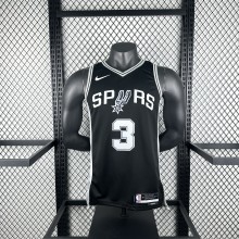 San Antonio Spurs Black #3 PAUL  1:1 Quality NBA  Season Jerseys 2023