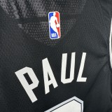 San Antonio Spurs Black #3 PAUL  1:1 Quality NBA  Season Jerseys 2023