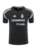 Retro Real Madrid Training Black  Fans 1:1 Quality Soccer Jersey 2004-2005