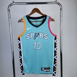 San Antonio Spurs City Edition Blue #10 SOCHAN 1:1 Quality NBA  Season Jerseys 2023