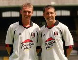 Retro Fulham Home Fans 1:1 Quality Soccer Jersey  2001-2002