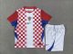 Croatia Home Kids  Fans 1:1 Quality Soccer Jersey   26-27（2026）