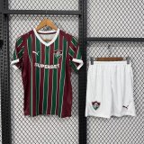 Fluminense  Home  Kids  1:1 Quality Soccer Jersey 26-27